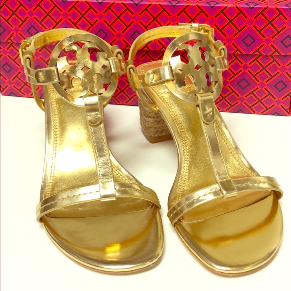New Tory Burch Miller T-strap Sandal